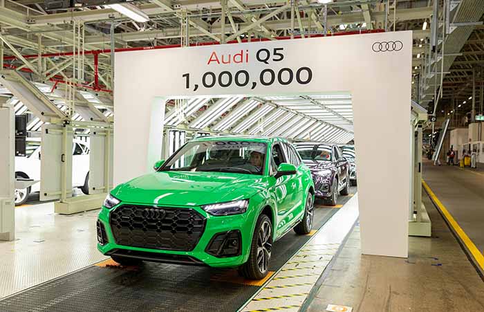 Audi Mexico achieves one million cars milestone ten years after starting production in San José Chiapa