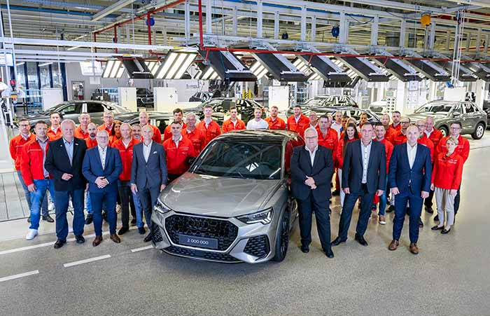 Audi Hungaria: production of the 2 millionth Audi in Győr is finished