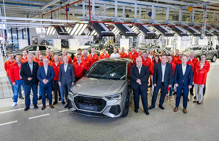 Audi Hungaria: production of the 2 millionth Audi in Győr is finished