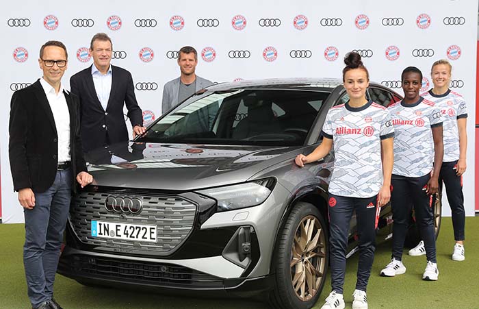 Audi becomes a partner of women's soccer at FC Bayern Munich Audi becomes a partner of women's soccer at FC Bayern Munich