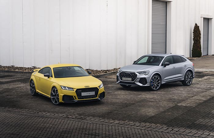 The matte look: new colors for Audi TT, TTS, TT RS, Audi Q3, and RS Q3 The matte look: new colors for Audi TT, TTS, TT RS, Audi Q3, and RS Q3