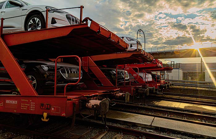 From truck to rail: Audi switches up delivery of battery modules for Brussels From truck to rail: Audi switches up delivery of battery modules for Brussels