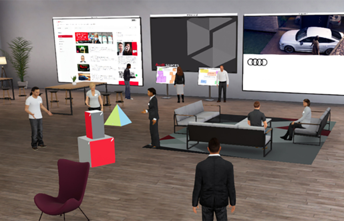 Digital transformation: “Audi spaces” enables learning and working in a virtual space Digital transformation: “Audi spaces” enables learning and working in a virtual space