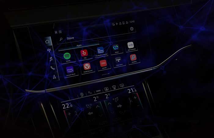 Audi integrates store for apps into various models