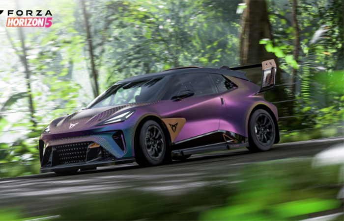 CUPRA URBANREBEL RACING CONCEPT: CUPRA UrbanRebel Racing Concept races into the virtual world of Forza Horizon 5