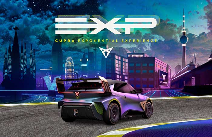 CUPRA presents the Exponential Experience, a unique racing concept that merges the virtual and physical worlds