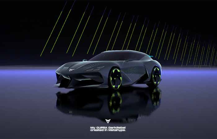 CUPRA DarkRebel ready for the next stage of its evolution: from the digital to the physical world