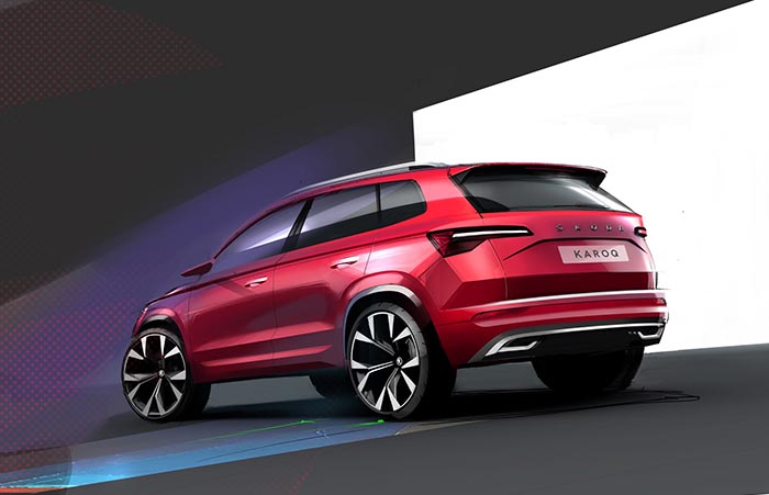 FIRST SKETCHES OF THE NEW ŠKODA KAROQ FIRST SKETCHES OF THE NEW ŠKODA KAROQ