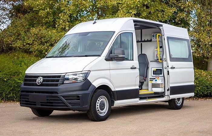 NEW VOLKSWAGEN CRAFTER WELFARE CONVERSION SUPPORTS WORKERS ON THE GO NEW VOLKSWAGEN CRAFTER WELFARE CONVERSION SUPPORTS WORKERS ON THE GO