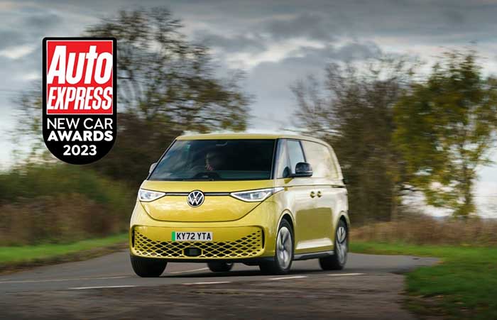 VOLKSWAGEN ID. BUZZ CARGO CROWNED 'ELECTRIC VAN OF THE YEAR' AT THE 2023 AUTO EXPRESS NEW CAR AWARDS